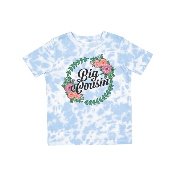 Inktastic Big Cousin with Flower Circle Girls Toddler T-Shirt