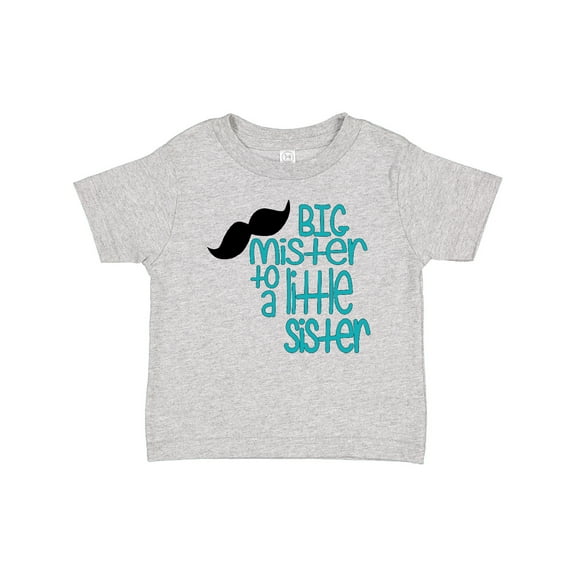 Inktastic Big Mister to a Little Sister Boys Baby T-Shirt