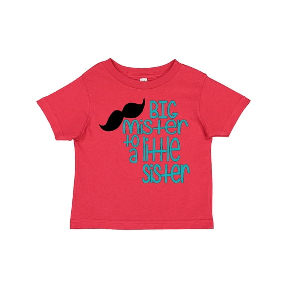 Inktastic Big Mister to a Little Sister Boys Toddler T-Shirt
