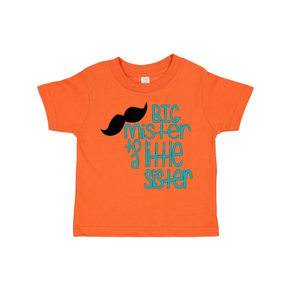 Inktastic Big Mister to a Little Sister Boys Toddler T-Shirt