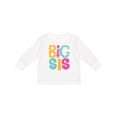 thumbnail image 1 of Inktastic Big Sis Announcement New Sister Girls Long Sleeve Toddler T-Shirt, 1 of 5