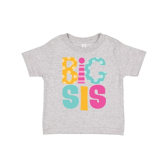 Inktastic Big Sis Announcement New Sister Girls Toddler T-Shirt