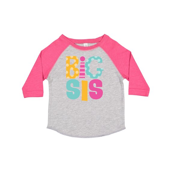 Inktastic Big Sis Announcement New Sister Girls Toddler T-Shirt