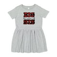 thumbnail image 1 of Inktastic Big Sis Buffalo Plaid Sister Girls Toddler Dress, 1 of 5