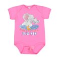 thumbnail image 1 of Inktastic Big Sis Cute Elephants with Moon and Stars Girls Baby Bodysuit, 1 of 5