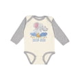 thumbnail image 1 of Inktastic Big Sis Cute Elephants with Moon and Stars Girls Long Sleeve Baby Bodysuit, 1 of 5