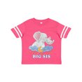 thumbnail image 1 of Inktastic Big Sis Cute Elephants with Moon and Stars Girls Toddler T-Shirt, 1 of 5