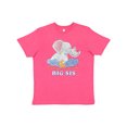 thumbnail image 1 of Inktastic Big Sis Cute Elephants with Moon and Stars Youth T-Shirt, 1 of 5