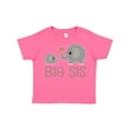 thumbnail image 1 of Inktastic Big Sis Elephant Girls Toddler T-Shirt, 1 of 5