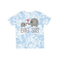 thumbnail image 1 of Inktastic Big Sis Elephant Girls Toddler T-Shirt, 1 of 5