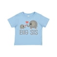 thumbnail image 1 of Inktastic Big Sis Elephant Girls Toddler T-Shirt, 1 of 5