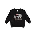 thumbnail image 1 of Inktastic Big Sis Elephant Toddler Sweatshirt, 1 of 4