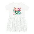 thumbnail image 1 of Inktastic Big Sis Girls Cute Sister Announcement Girls Toddler Dress, 1 of 5