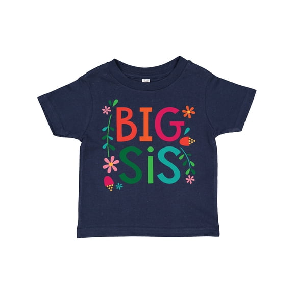Inktastic Big Sis Girls Cute Sister Announcement Girls Toddler T-Shirt