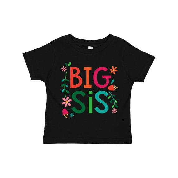 Inktastic Big Sis Girls Cute Sister Announcement Girls Toddler T-Shirt
