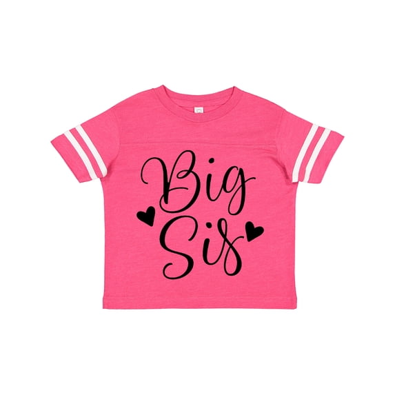 Inktastic Big Sis Girls Cute Sister Announcement Girls Toddler T-Shirt