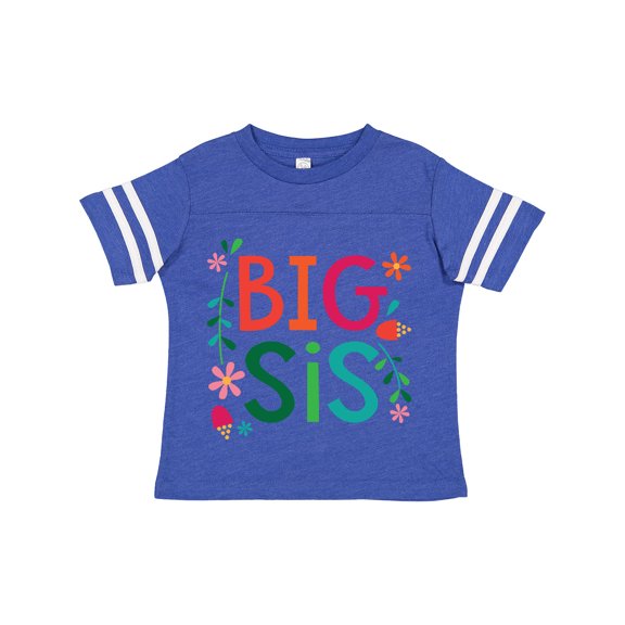 Inktastic Big Sis Girls Cute Sister Announcement Girls Toddler T-Shirt