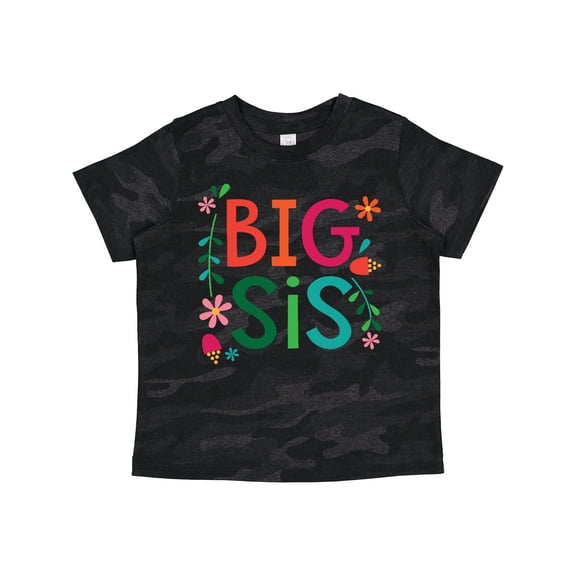 Inktastic Big Sis Girls Cute Sister Announcement Girls Toddler T-Shirt