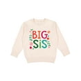 thumbnail image 1 of Inktastic Big Sis Girls Cute Sister Announcement Toddler Sweatshirt, 1 of 4