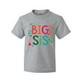 thumbnail image 1 of Inktastic Big Sis Girls Cute Sister Announcement Youth T-Shirt, 1 of 5