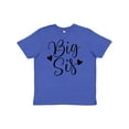 thumbnail image 1 of Inktastic Big Sis Girls Cute Sister Announcement Youth T-Shirt, 1 of 5