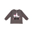 thumbnail image 1 of Inktastic Big Sis Girls Llama Sister Girls Long Sleeve Toddler T-Shirt, 1 of 5