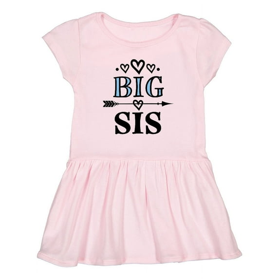 Inktastic Big Sis Girls New Sister Announcement Girls Toddler Dress