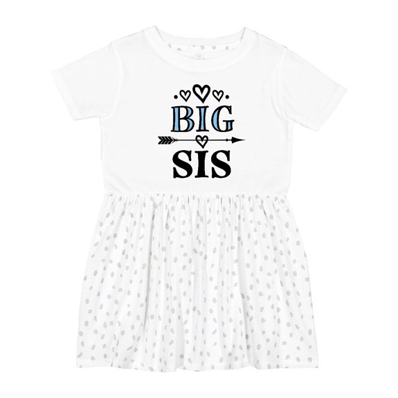 Inktastic Big Sis Girls New Sister Announcement Girls Toddler Dress