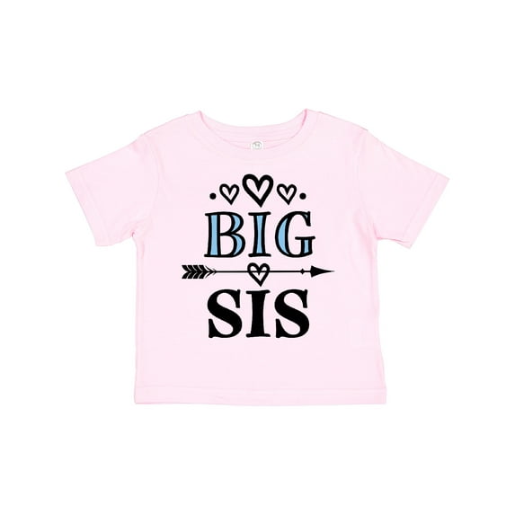 Inktastic Big Sis Girls New Sister Announcement Girls Toddler T-Shirt