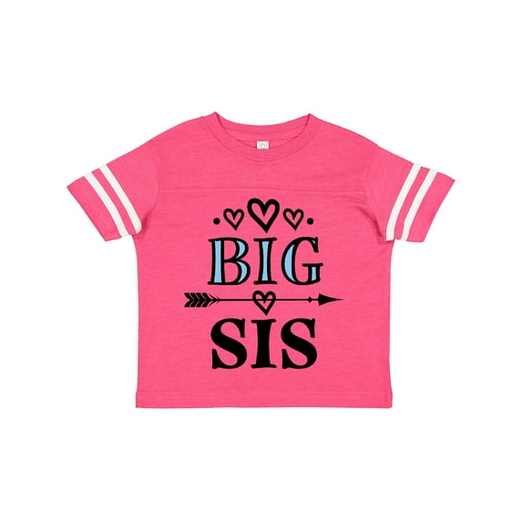 Inktastic Big Sis Girls New Sister Announcement Girls Toddler T-Shirt