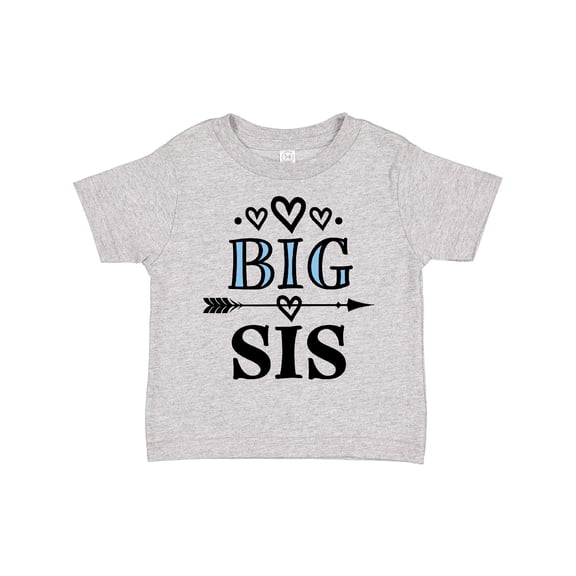Inktastic Big Sis Girls New Sister Announcement Girls Toddler T-Shirt