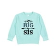thumbnail image 1 of Inktastic Big Sis Girls New Sister Announcement Toddler Sweatshirt, 1 of 4