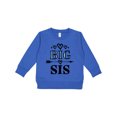 thumbnail image 1 of Inktastic Big Sis Girls New Sister Announcement Toddler Sweatshirt, 1 of 4
