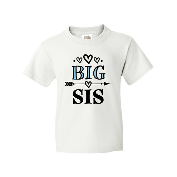 Inktastic Big Sis Girls New Sister Announcement Youth T-Shirt