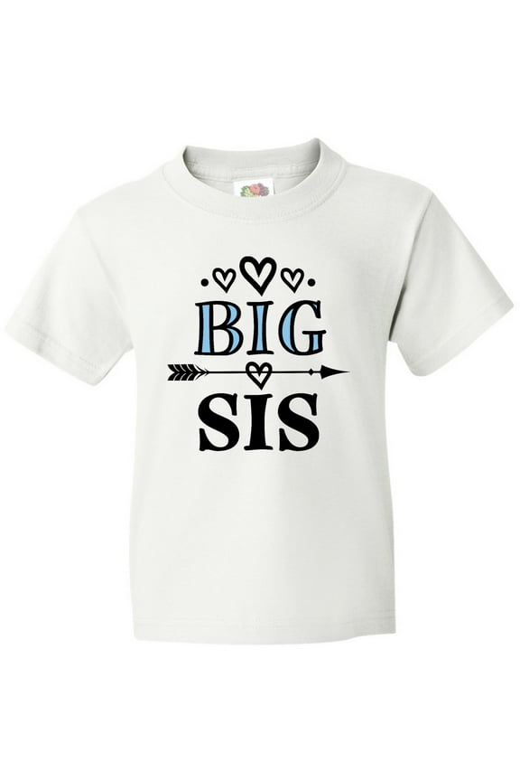 Big Sis Girls New Sister Announcement Youth T-Shirt