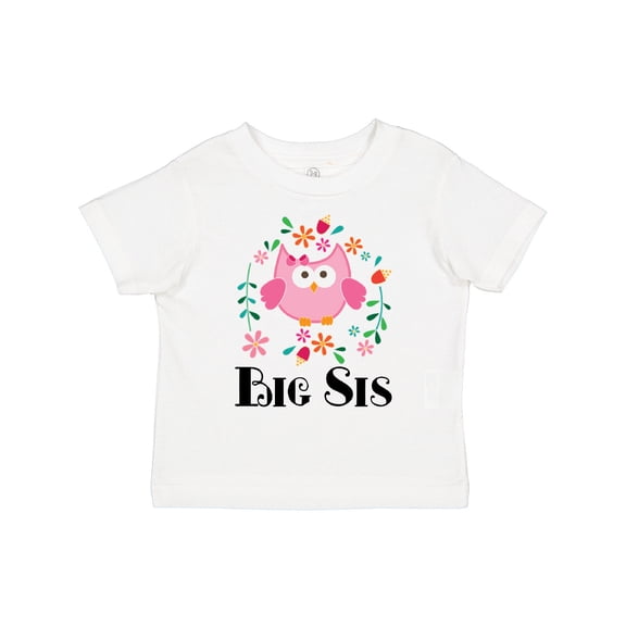 Inktastic Big Sis Girls Sister Announcement Girls Toddler T-Shirt