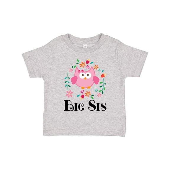 Inktastic Big Sis Girls Sister Announcement Girls Toddler T-Shirt