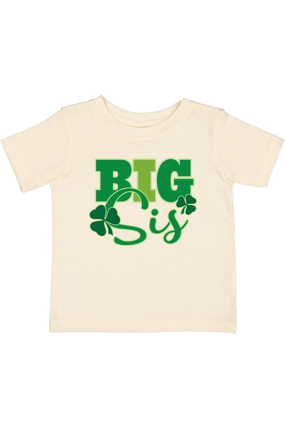 Big Sis Irish St Patricks Sister Girls Baby T-Shirt
