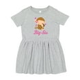 thumbnail image 1 of Inktastic Big Sis Monkeys Girls Toddler Dress, 1 of 5