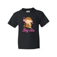 thumbnail image 1 of Inktastic Big Sis Monkeys Youth T-Shirt, 1 of 5