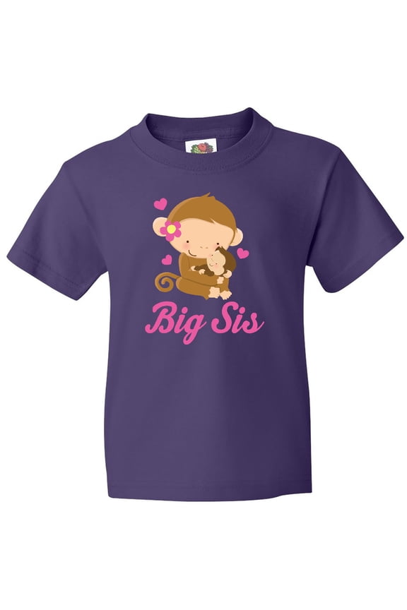 Big Sis Monkeys Youth T-Shirt