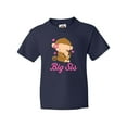 thumbnail image 1 of Inktastic Big Sis Monkeys Youth T-Shirt, 1 of 5