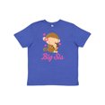 thumbnail image 1 of Inktastic Big Sis Monkeys Youth T-Shirt, 1 of 5