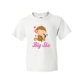thumbnail image 1 of Inktastic Big Sis Monkeys Youth T-Shirt, 1 of 5