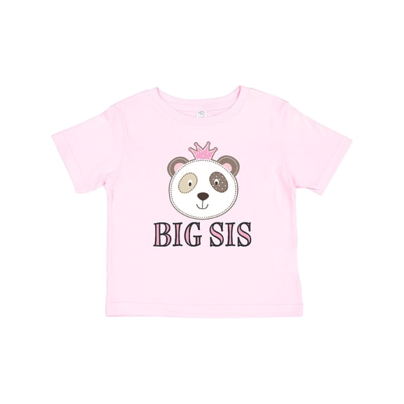 Inktastic Big Sis Panda Sister Announcement Girls Baby T-Shirt