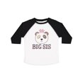 thumbnail image 1 of Inktastic Big Sis Panda Sister Announcement Girls Toddler T-Shirt, 1 of 5