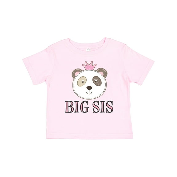 Inktastic Big Sis Panda Sister Announcement Girls Toddler T-Shirt