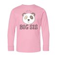 thumbnail image 1 of Inktastic Big Sis Panda Sister Announcement Long Sleeve Youth T-Shirt, 1 of 5