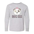 thumbnail image 1 of Inktastic Big Sis Panda Sister Announcement Long Sleeve Youth T-Shirt, 1 of 5