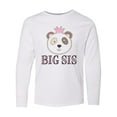 thumbnail image 1 of Inktastic Big Sis Panda Sister Announcement Long Sleeve Youth T-Shirt, 1 of 5